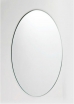 Espelho Multiuso Lapidado Pendurador 60x40cm Oval