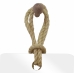 Espelho Decorativo Hole Alça Sisal 50x50cm Quadrado