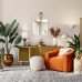 Espelho Decorativo Hole Alça Sisal 40x40cm Quadrado