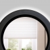 Espelho Decorativo Call Preto Led 60cm Redondo
