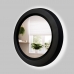 Espelho Decorativo Call Preto Led 60cm Redondo