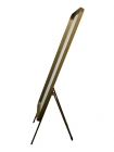 Espelho de Chão Urban Dourado 150x40cm Retangular Cantos